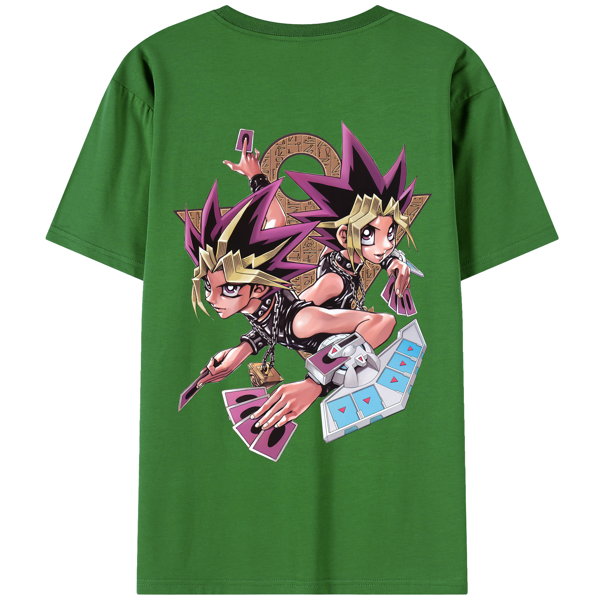 （画像用） 遊☆戯☆王 Yu-Gi-Oh! レディース半袖Tシャツ(バックプリント)